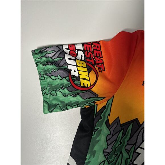 Sugoi Great-West MS 150 Bike Tour Cycling Jersey 2002 Devils Gulch 1/4 Zip XL - Picture 4 of 9